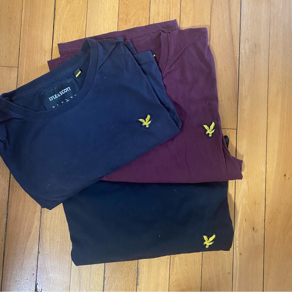 3 LYLE & SCOTT TEES